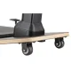 Maclean MC-872 Ergonomic Office Chair with Anti-Fatigue Mat, Black