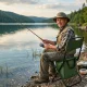 Folding Camping and Fishing Stool, 35 x 26 x 36 cm