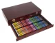Maaleo Art Set in a Wooden Suitcase, 148 Pieces