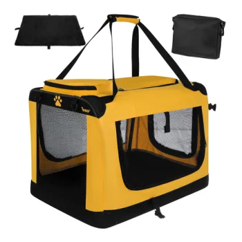 Foldable Pet Carrier Bag for Dogs and Cats Purlov 60x42x44 cm