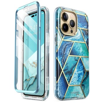 Apple iPhone 14 Pro Max 6.7'' SUPCASE Cosmo Hard Case Cover, Ocean Blue