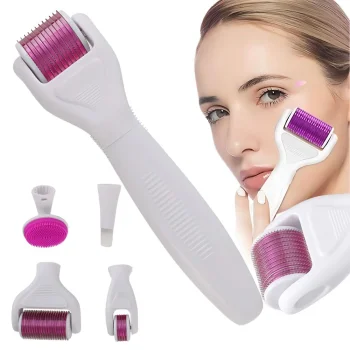 Derma Roller 6-in-1 Microneedling Set for Face and Body