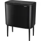 Brabantia Bo Touch Bin Waste Bin, 36L, Black