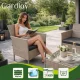 Polyrattan Garden Furniture Set Gardlov 26909, beige