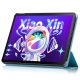 Lenovo Tab M10 Plus (3rd Gen) 10.6\" (TB125FU, TB128FU) Tri-fold Stand PU Leather + TPU Book Case Cover, Blue