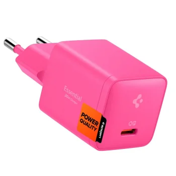 Spigen Essential EE301EU 30W USB-C Wall Charger - Pink