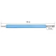 Lower Trampoline Pole for 6 ft Trampolines Neo-Sport, Blue