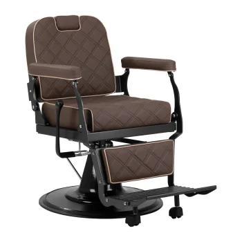 Gabbiano Carlos Barber Chair, Brown
