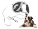 Retractable Dog Leash 5m, for Dogs up to 20kg, Black