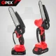 OPEX TOOLS OPX28035 3-in-1 Cordless Garden Tool Set: 6\" Chainsaw, Pruner, Telescopic Pole, 2x 21V 1.5Ah