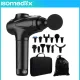 Isomedix 26441 Massage Gun with 12 Interchangeable Heads, Black