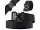 Tactical Belt with Quick Release Buckle, 130 cm, Black