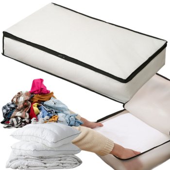 Кофр для хранения одежды и постельного белья XXL, чехол для одеял...