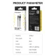 Wozinsky WNBAL1 USB-A to Lightning Cable 2.4A 1m Black