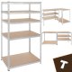 Стеллаж металлический Bigstren 180x100x60 см, 1000 кг, 5 усиленных полок,...