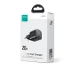 Joyroom JR-TCF02 Mini USB C Charger 20W PD, Black