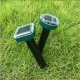 Solar mole and rodent repeller for garden
