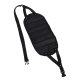 Travel Foot Hammock Portable Hanging Footrest for Airplane & Office, Black