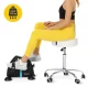 4FIZJO PURE Swivel Massage and Medical Stool, White