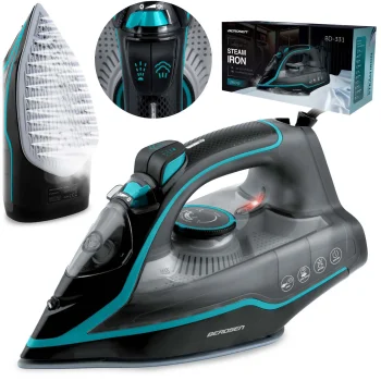 Berdsen Bd-331 Steam Iron with Ceramic Soleplate, 2600W
