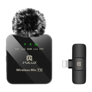 Puluz Wireless Lavalier Microphone for iPhone and iPad Lightning