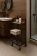 ModernHome Mobile Storage Trolley with 2 Baskets and Shelf