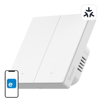 Smart Wall Switch Sonoff M5-2C-86W 2-Channel Matter WiFi