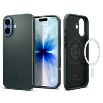 Spigen Thin Fit Mag Case for iPhone 17 Green