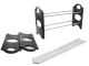 Expandable Shoe Rack for 6 Pairs, Black/Chrome