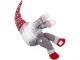 Christmas Gnome Curtain Tieback with Velcro, 40cm, Grey