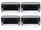 Garden Solar LED RGB Light for Stairs and Terraces with Dusk Sensor, Black