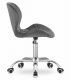 AVOLA Velvet Swivel Home Office Desk Chair, Grey