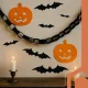Ruhhy 3D Bat Stickers, 56 pcs, Black