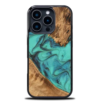 Bewood Unique Case for iPhone 16 Pro - Turquoise