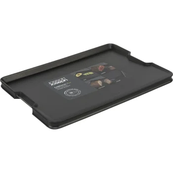 Joseph Joseph Cut&Carve Plus Multifunctional Chopping Board, Black