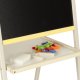 Children\'s Double-sided Magnetic Wooden Drawing Board with Accessories, 40x45x100 cm