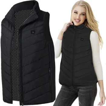 Trizand Heated Vest, USB, Size M, Black