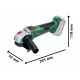 Bosch PWS 18V-70 Cordless Angle Grinder, 18V (Bare Tool)