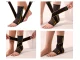 Elastic Ankle Support Brace, Grey/Orange