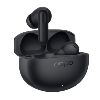 Oppo Enco Air5 Wireless In-Ear Headphones with ANC and Bluetooth 6.1, Midnight Black