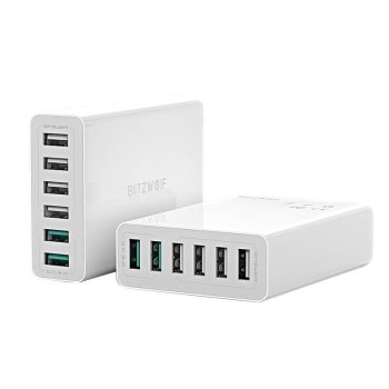 Blitzwolf BW-S15 Wall Charger 60W USB 6x, White