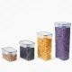Food Storage Containers Set 24 Piece for Kitchen & Pantry Organization with Labels