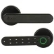 Electronic Door Lock Handle with Code, Fingerprint and Bluetooth