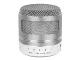 Wireless Portable Mini Bluetooth Speaker MP3 Radio FM USB MicroSD, Silver