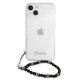 Guess iPhone 13 mini Transparent Case Pearl Black