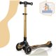 Nukido Flippo Kids 3-Wheel Scooter with Seat, Gold