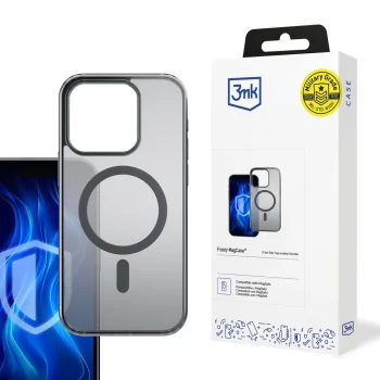 3mk Frosty MagCase for iPhone 14 Pro Max, Black