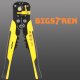 Bigstren 3-in-1 Automatic Wire Stripper, Cutter, and Crimper, Yellow-Black