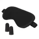4Fizjo 1245 Silk Sleep Mask, Black