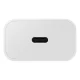 Samsung EP-T2510XWEGEU 25W SFC GaN Wall Charger with USB-C Cable - White